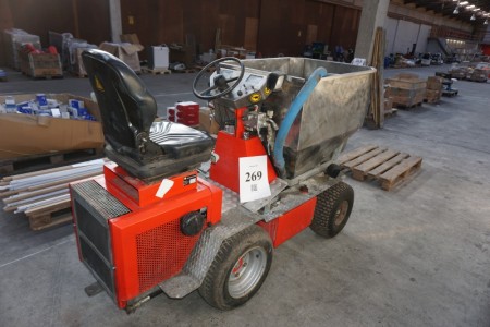 Mink feed machine. Hours: unknown. Fuses a fuse (electrical fault). Feed dosage has worked - but may have been damaged in the mains due to washing. Type: ALM. Year of manufacture: 2005. Machine no. 322