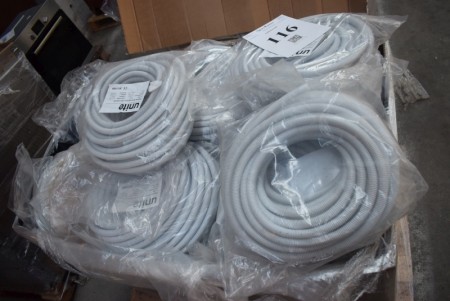 Large lot of plastic pipe - Ø16 mm / 25m with draw wire.