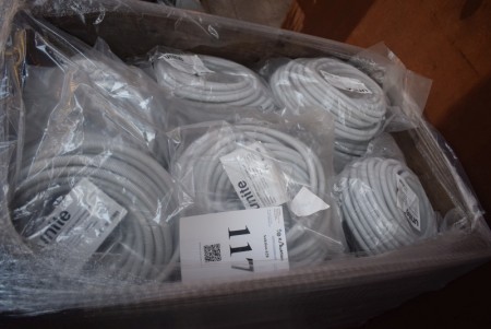 Large lot of plastic pipe - Ø16 mm / 25m with draw wire.