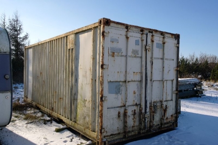 20 foot container without content