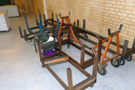 Various utility carts, qty 8 pcs