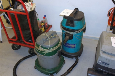 (2) vacuum cleaners, model Truvac and Gerni