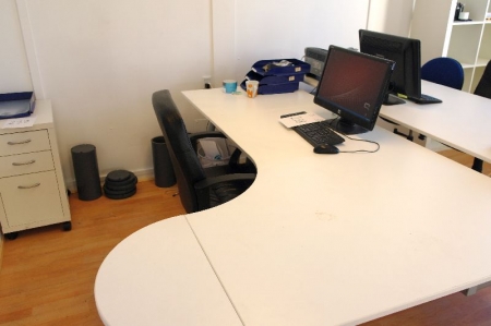 Desk + chair + under section