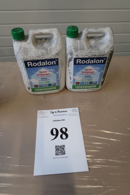 5 liters of Rodalon outdoors