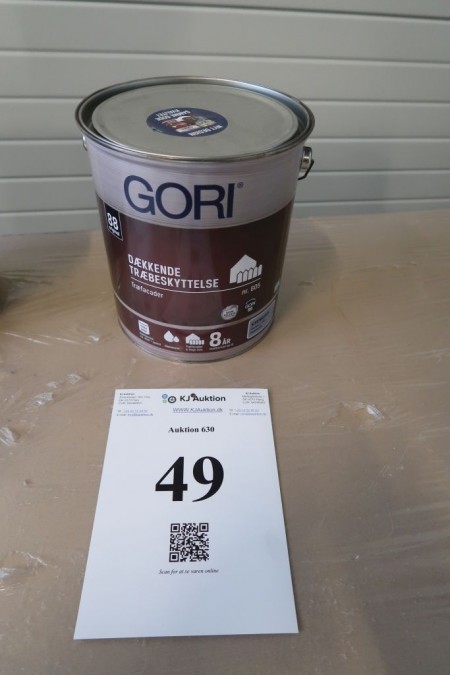 5 liters of gori, covering wood protection. Color: stone gray