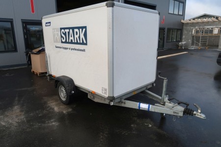 Cargo trailer, indvendigmål: 255x150x150 cm. Reg nr. AV7600