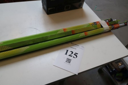 6 pieces. fluorescent tubes, 36W, 120 cm