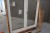 Double patio door left out, wood, white / white, H181,6xB167 cm, frame width 11,5 cm.