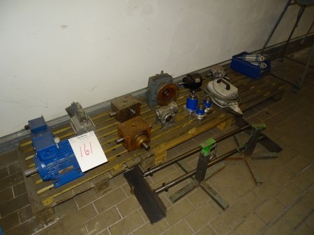 Various electric motors, gears, pistons and more.
