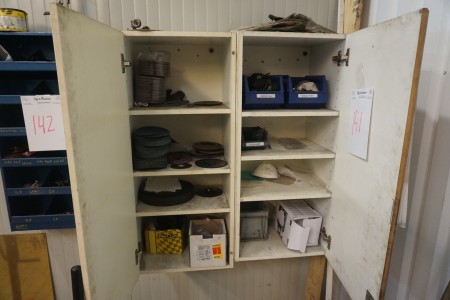 2 cabinets containing consumables