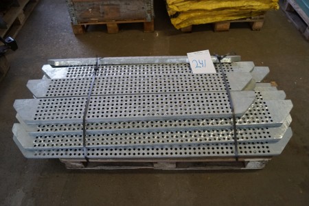 Galvanisierte Produktion von Trittbrettern etwa 1: 140-160 cm