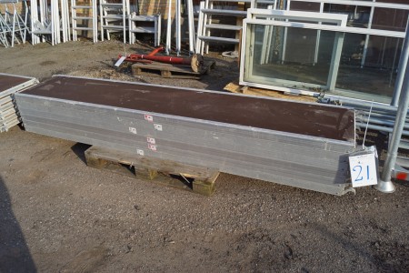 Jombo scaffolding plates length 300 cm wide 60 cm, 6 pcs.