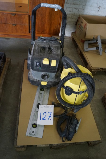 Vacuum cleaner 2 pcs and a jigsaw with more
