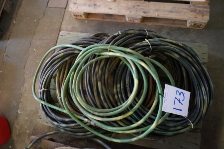 Various fresh air hoses