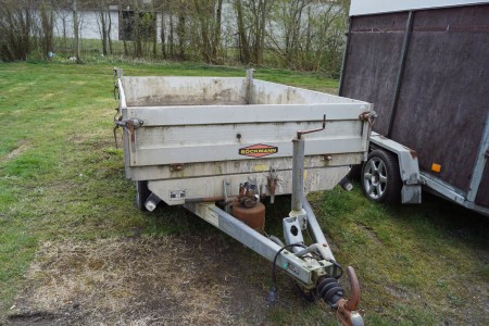 Bockmann trailer, 1. registrering den 29-11-2007 reg.nr.OB6704, sælges uden plader