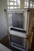 Shop refrigerator with 2 glass doors, tested ok h: 200 b: 135 d: 70 cm