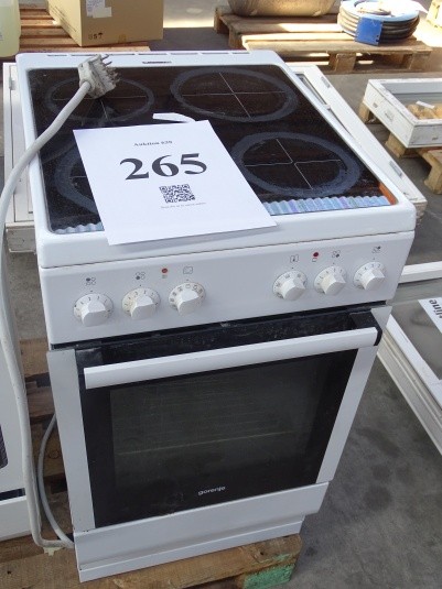 Gorenje stove with oven. 92x65x49.5 cm. Condition: unknown