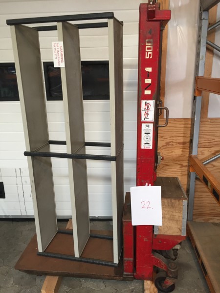 Manual lift without battery + rack
