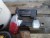 Diving gun mrk. TJEP, cable drum, front hammer, bucket with hinges and closing gear + waste bin