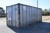 20-fods alu skibs container. God stand