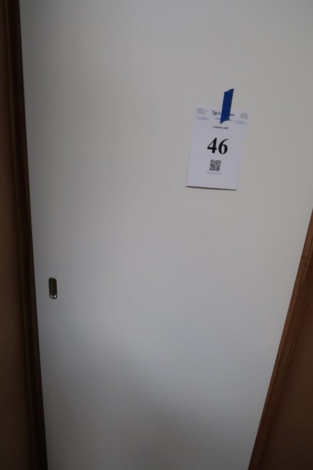 Sliding door, Swedoor, white, 825x2040x40 mm
