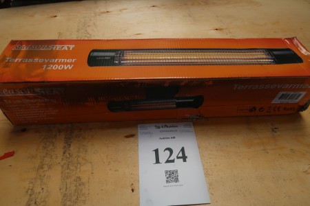 Terrace heater, 1200W, 230V, for wall mounting