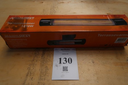 Terrace heater, 1200W, 230V, for wall mounting