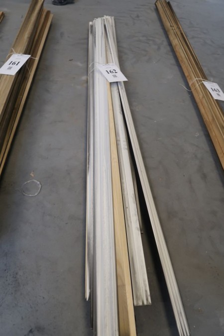 57 meters alloy straightened, 15x91x2400 mm, white