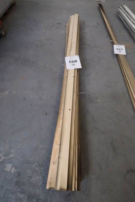 62 meters straight, 14x65x2400 mm, untreated