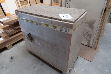 23 plates troldtekt, 60x120x4.5 cm, gray, with insulation on the back