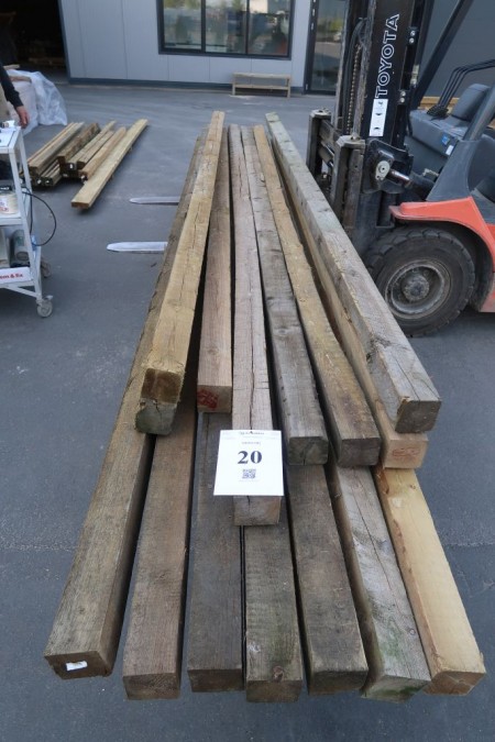 66.9 meter posts, 100x100 mm, length 1/390, 7/420, 7/480 cm
