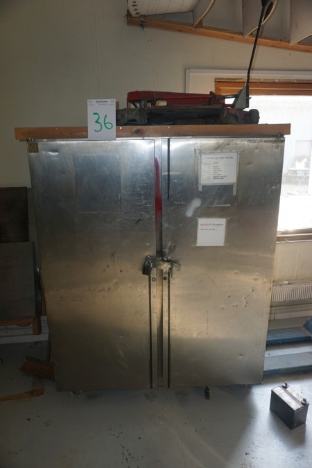 Rebuilt refrigerator for chemicals with content.