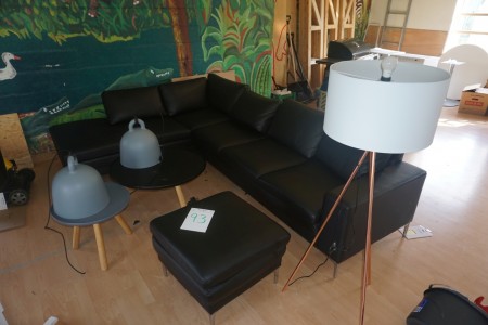 Sofasæt. With lamps.