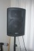 2 pcs 50 W speakers mark Soundking on stand + Mixer desk brand Xenyx X1222