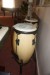 2 bongo drums + floor drums