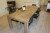 Dining table laminate 250x100x75 cm