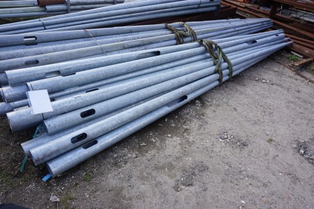 17 pcs Galvanized 5 meters conical for lower limits 0.8 meters -CE