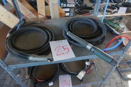 2 pieces of Co2 welding cables tested ok