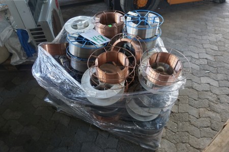 Large lot of welding wire.