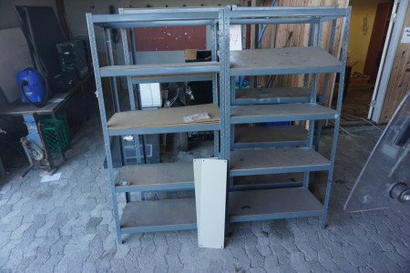 4 pcs steel shelves 2 with level difference