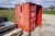 Materiale container, last 3000kg, udvendige mål: 1420mmx2240mmx2160mm Arkiv foto er i ok stand billede kommer til eftersyn.