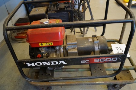 Benzin generator mærke HONDA EC 3600