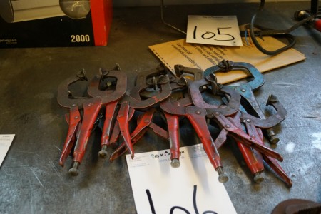 Various welding clamp pliers