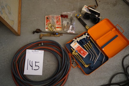 AGA oxygen and gas / cutter set, unused with accessories