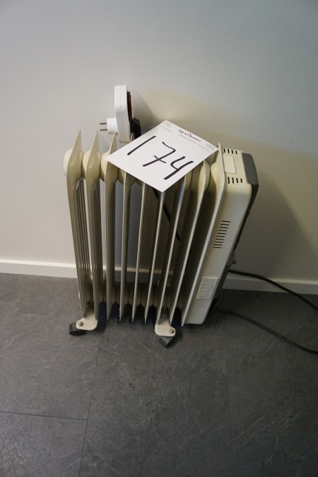 Oil radiator with timer