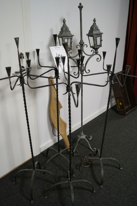 5 light candle holders h: approx. 125 cm