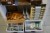 Verschiedene Shopware + Goldfaden + Regal mit 2 Schubladen 180x73x28 cm