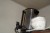 Alt i rum, reol 200x180x32 cm med 10 hylder + NILFISK støsuger + kaffemaskiner + rengørings artikler, med mere