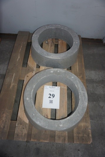 2 pcs. sewer rings. Total diameter: 50 cm.