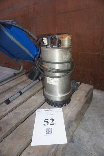Submersible pump. Marked. SUBIX 111.